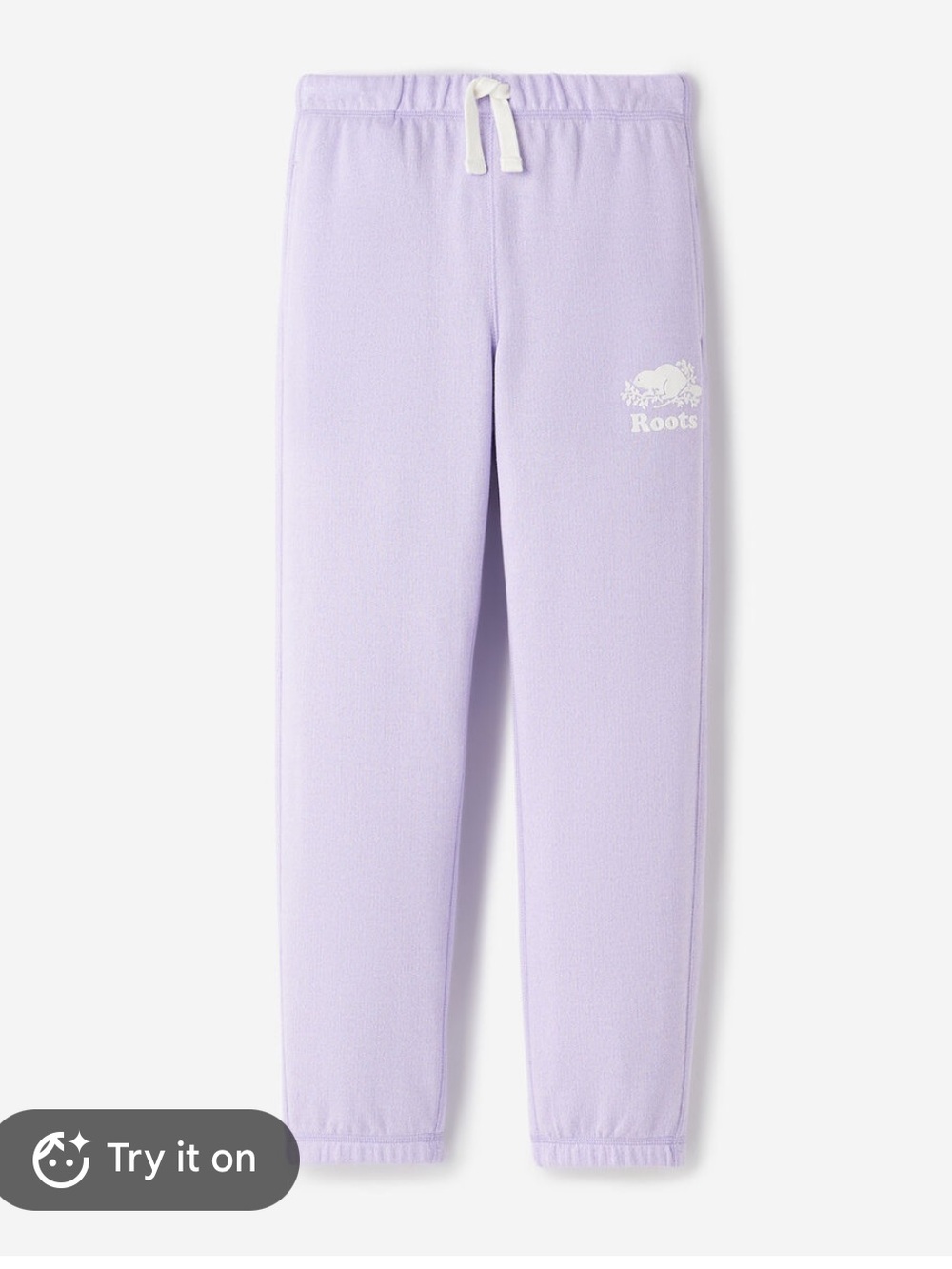 Roots Kids Sweatpants in Light Lavender